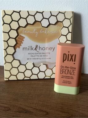 Bronzer Bundle | Beauty Bakerie Milk & Honey Highlighter & Pixi Bronzer - NIB